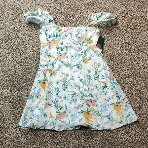 Wild Fable | Floral Off-Shoulder Mini Dress